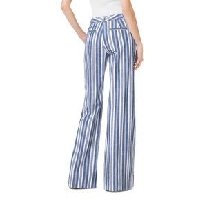 Michael kors women’s wide leg striped pants.